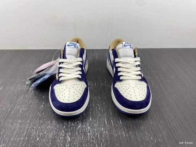 1st Kicks Shoes JORDAN X TRAVIS Comfortable SCOTT AIR CUSTOM 742 1 DM7866- 1108